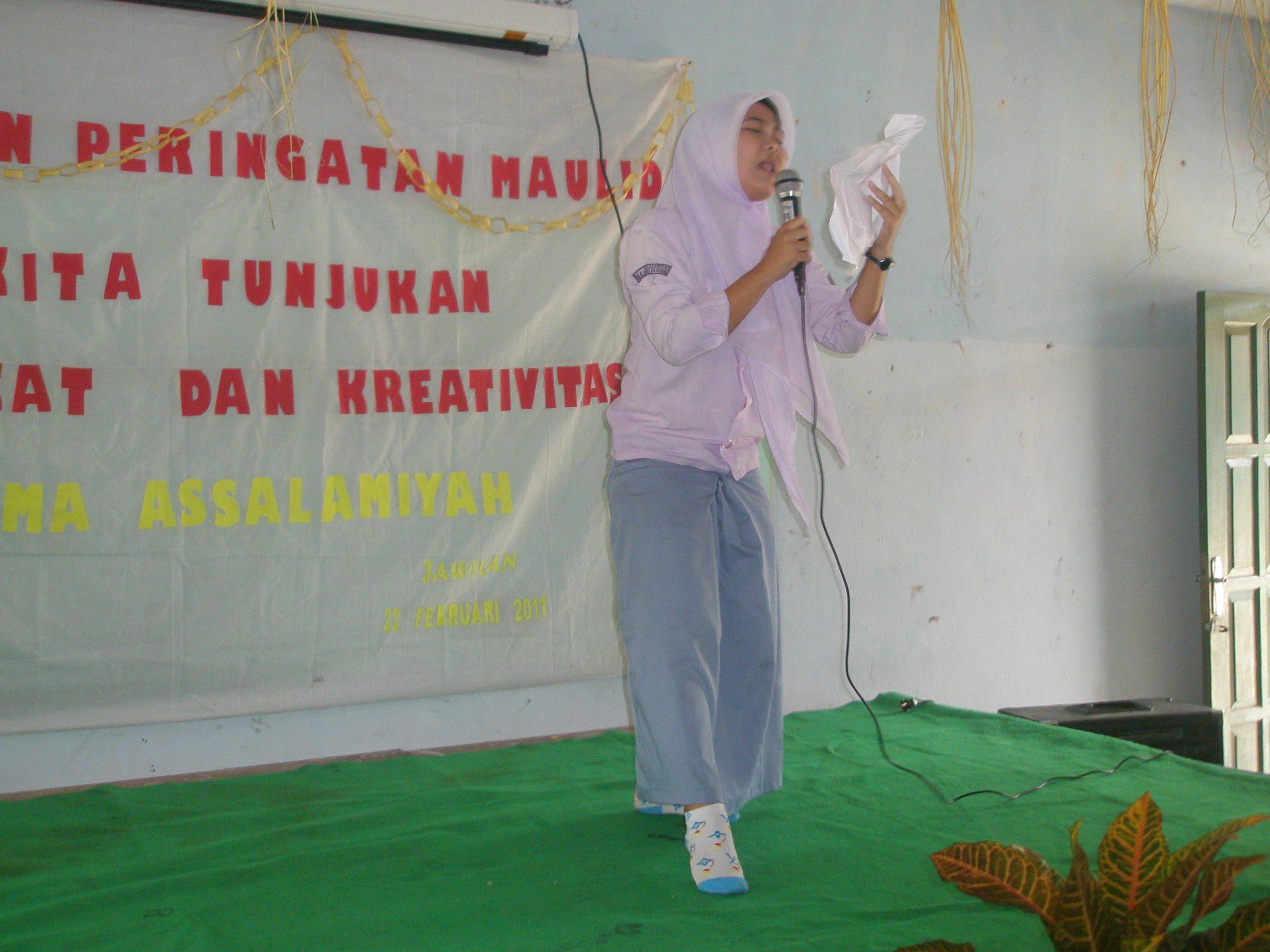 Juara Pertama Lomba Baca Puisi