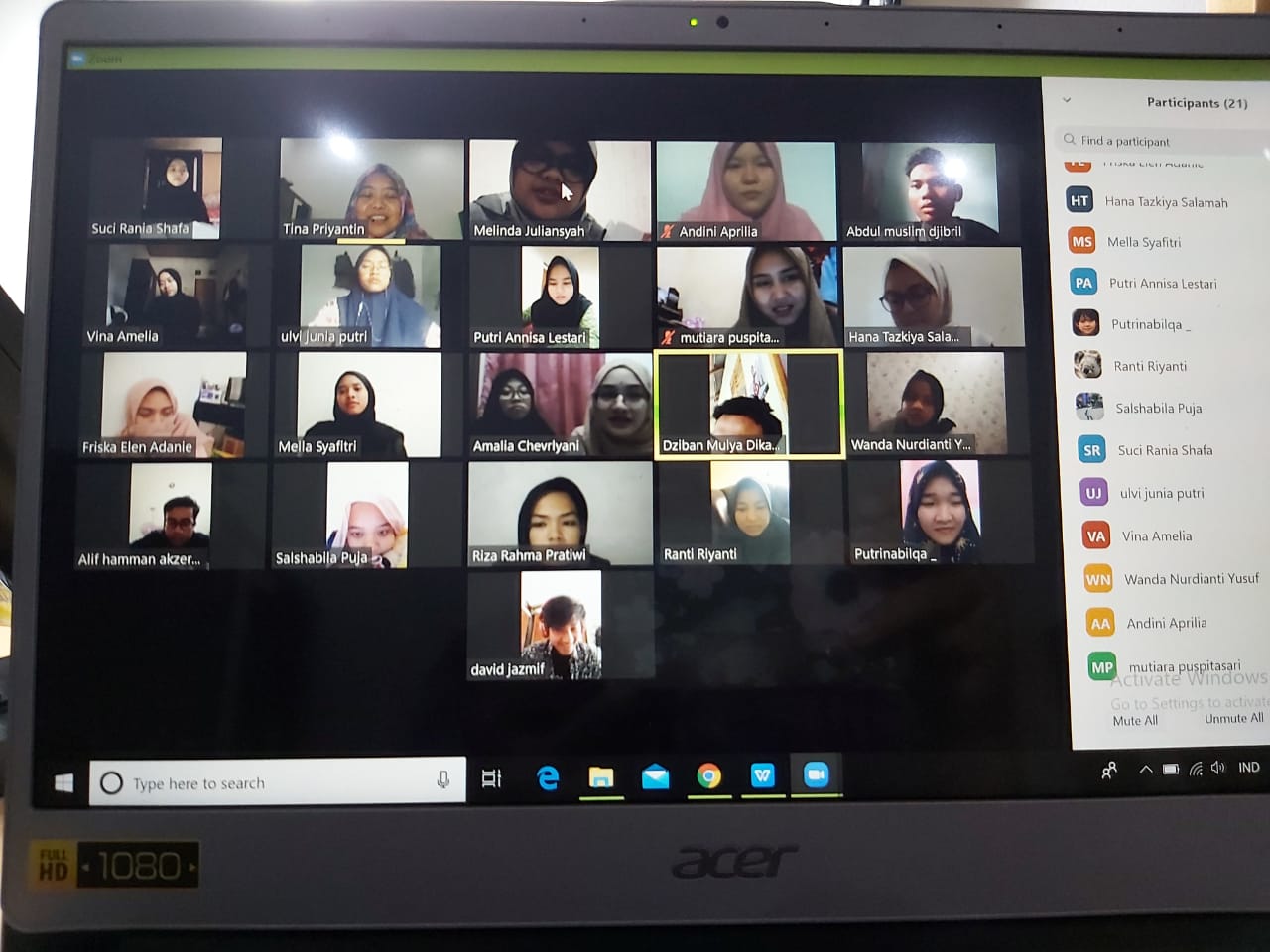 Pembelajaran Daring selama Masa Pandemi Covid-19 di MA Assalamiyah Pembelajaran Daring selama Masa Pandemi Covid-19 di MA Assalamiyah